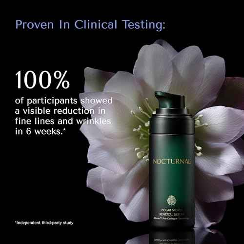 Nocturnal Skincare Polar Night Renewal Serum | Patent-Pending Night Repair Serum with Copper Peptides, Niacinamide & Nordic Oats (15 ml)