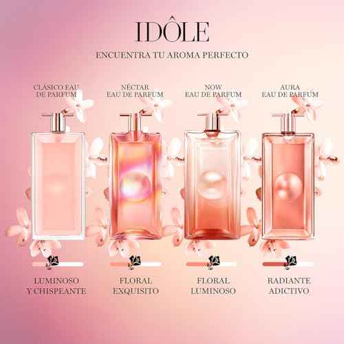 Lanc?me Id?le Aura Eau de Parfum - Long Lasting Fragrance with Notes of Rose, Jasmine & Salted Vanilla - Sunny & Floral Women's Perfume