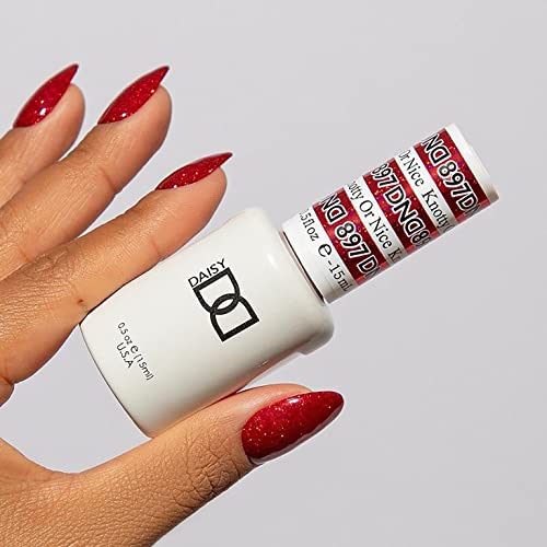 DND Gel Polish Set, Super Glitter Collection, UV/LED GelPolish and Air Dry Nail Lacquer, Matching Chip-Free Polish Duo, 0.5 Fl Oz Each