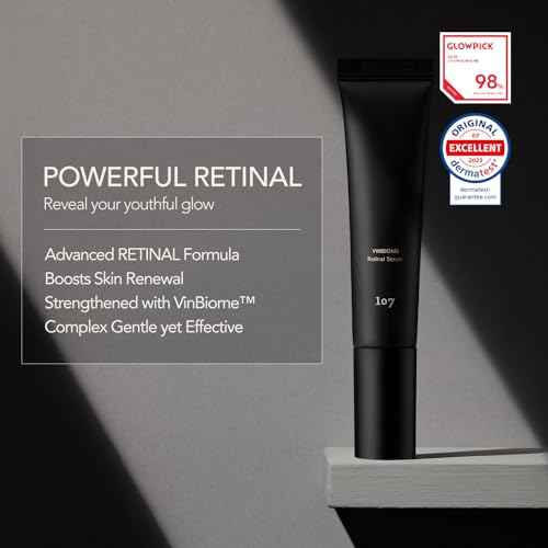 107 VINBIOME Retinal Serum, Retinal 0.1% & Ginseng, Hydrating & Firming Face, Supports Smooth & Youthful-Looking Skin, Gentle for Sensitive Skin (1.01 fl oz)