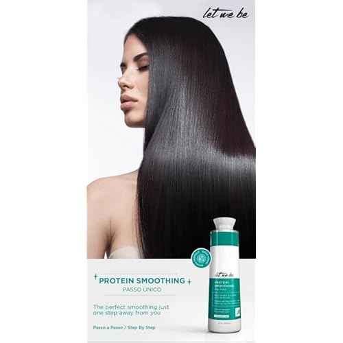 Let Me Be Hair Keratin Treatment: Brazilian Protein Smoothing, Moisturizing, Frizz-Free, & Intensive Shine in a Single Step. Effective 500ml/16.91oz for Straight, Lustrous Hair