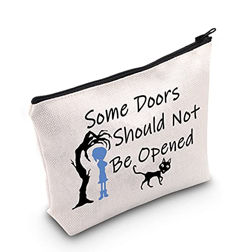 MEIKIUP Be Wise Be Brave Be Tricky The Secret Door Thriller Fantasy Cartoon Makeup Bag Gift (Not Be Opened bag)