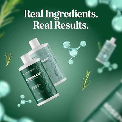 Biotin Rosemary Shampoo and Conditioner Set - Vegan Biotin Shampoo and Conditioner Set Volumizing Complex with Rosemary Essential Oil for Fine Weak & Dull Hair - Sulfate & Paraben Free (16 Fl Oz)