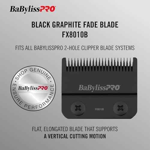 Replacement Fade Clipper Blades for FX870, FX825, FX673 Clippers and most 2-hole blade systems