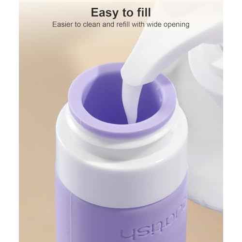 Quatish Travel Bottles for Toiletries 6 Pack, Original Patented Leakproof 3 oz Tsa Approved Travel Size Containers, BPA Free Silicone Shampoo and Conditioner Bottles, Camping Essentials, Purple