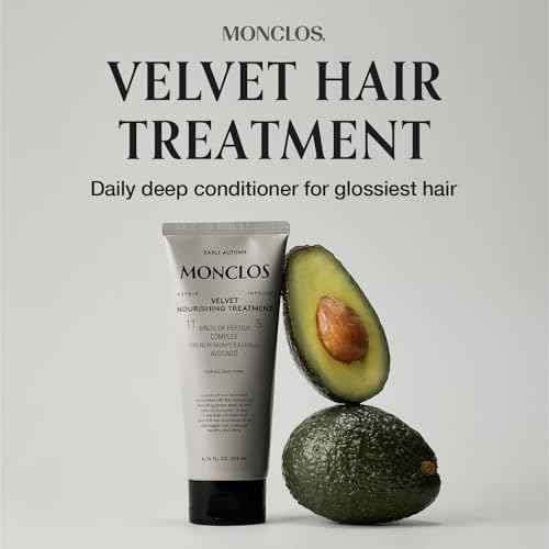 Velvet Hair Treatment ? Deep Conditioner & Repair Mask for Dry, Frizzy, Damaged Hair. Nourishing Glass Hair Treatment. K-Beauty, Peptides, Argan Oil (6.76 fl oz)