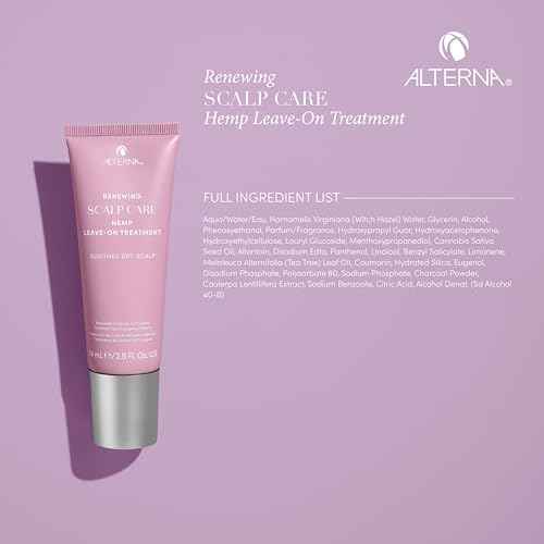 Alterna Haircare Renewing Scalp Care Peppermint Leave on Scalp and Hair Treatment, 2.5 Fl Oz Lightweight and Fast Absorbing to Moisturize and invigorate Scalp