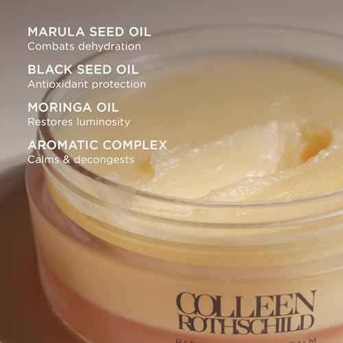 COLLEEN ROTHSCHILD Radiant Cleansing Balm | Deeply Cleanses, Soothes, Removes Makeup & Impurities | Restores Luminosity | Calms & Decongests | Combats Dehydration