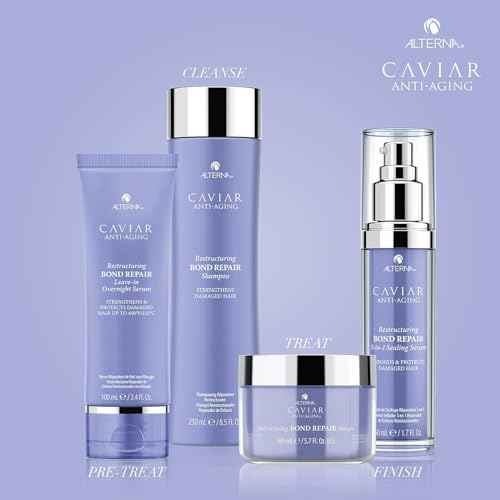Alterna Caviar Anti-Aging Restructuring Bond Repair Masque, 5.7 Ounce | Strengthens & Protects Damaged Hair , 5.68 Fl Oz (Pack of 1)