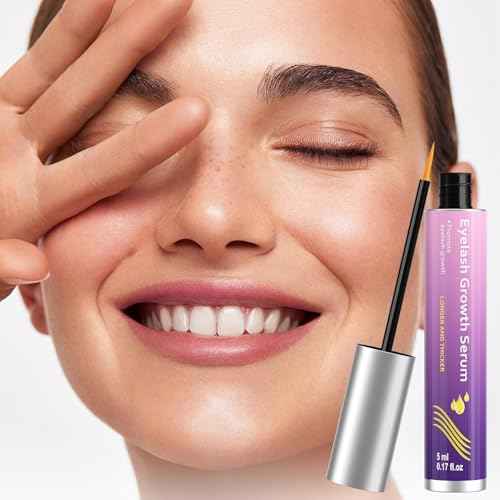 Premium Eyelash Growth Serum, Thicker, and Fuller Lashes, Non-Irritating Formula- Brown