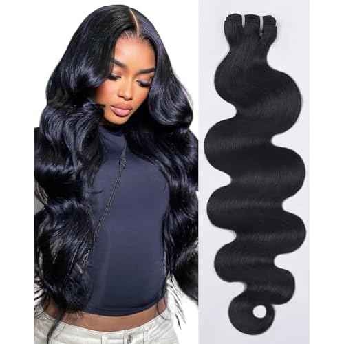 Lucklady 16A Raw Bundles Human Hair Body Wave, 20 Inch Body Wave Bundles Human Hair, Triple Lifespan Virgin Remy hair