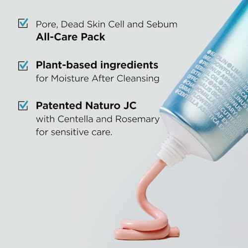 ISOI Pore Tightening Clay Mask for Face, Natural Kaolin & Plant-Based Formula for Tightening, Lifting, Exfoliating & Sebum Control, Moisture-Balancing, Korean Clay Mask for Pores (3.38 fl. oz, 100ml)