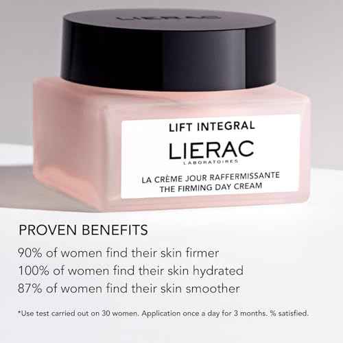 Lierac Lift Integral Firming & Wrinkle Face Cream - Face Moisturizer with Collagen, Elastin & Hyaluronic Acid, Moisturizer Reduces Appearance of Wrinkles Suitable for Women's Sensitive Skin - 50ml