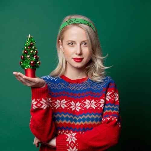 Christmas Knotted Bow Headband for Women Monster Headwear Trip Hair Accessories Green