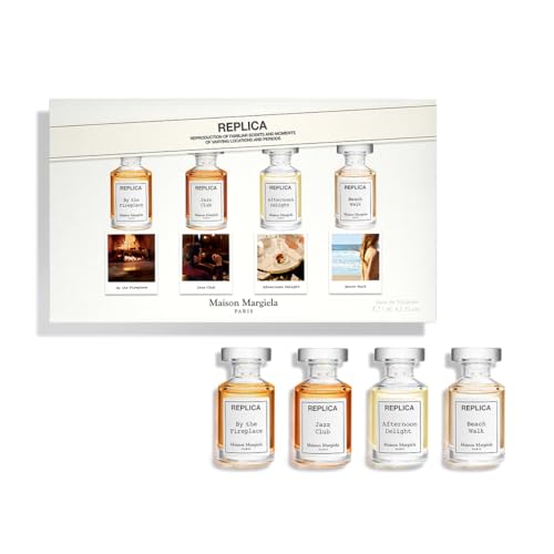 Maison Margiela - Replica - 4-Piece Fragrance Discovery Set - With Beach Walk, Jazz Club, By the Fireplace, & Afternoon Delight - 0.24 Fl Oz Each