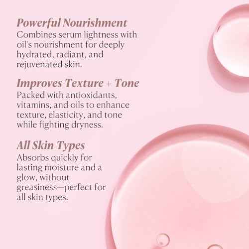 Nakery SkinInfusion Facial Oil Serum (5.07 Fl Oz), Anti Aging Collagen Serum with Hyaluronic Acid, Matrixyl 3000 and Vitamin C Oil, Moisturizing Brightening Treatment for Dark Spots and Dry Skin