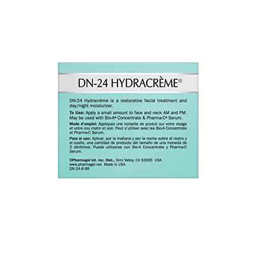 Pharmagel DN-24 Hydracr?me - Intensive Vitamin Moisturizer - DNight Face and Neck Cream For Normal, Dry, and Aging Skin - 8 oz