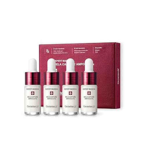 Centellian 24 Expert Ampoule (Season 2, 0.2fl oz x 4 pcs) - Korean Serum for Face. Soothing, Even Tone, Dry Sensitive Skin. TECA, Centella Asiatica, Gotu Kola
