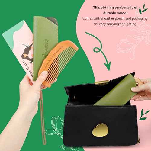 Arrozon 2 Pack Labor Comb Pregnancy Must Haves Labor and Delivery Essentials Birthing Comb Hospital Bag Essentials Pregnant Gifts