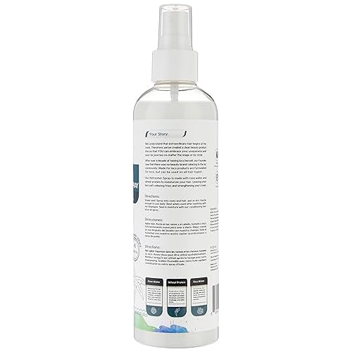 Made For Locs Vegan Rose Water Refresher Spray | Locs Moisturizer | Locs Deodorizer | Amazing Scents (Caribbean Vibez, 8 oz)
