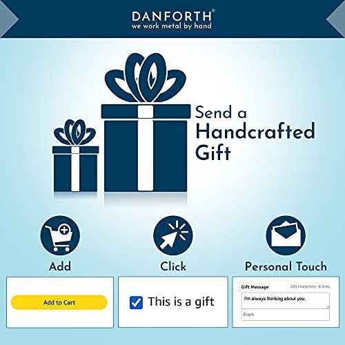 Danforth Wild Rose Hair Barrette ? Handcrafted Pewter Hair Barrettes For Women ? Thick Hair Clips For Women ? ¨ú¡± x 3 ¨ö¡±, Made In USA