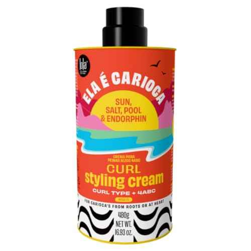 LOLA From Rio - Ela E Carioca 4ABC Curl-Defining Cream, Boost Hydration, Minimize Frizz, Provide Soft, Flexible Control for 4ABC Curl Type, 17.64 Fl Oz