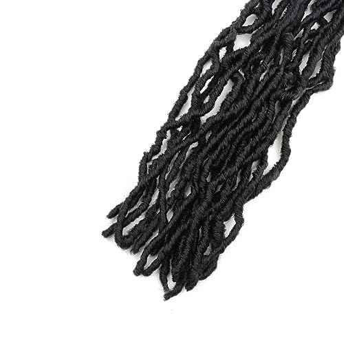 8 Packs Soft Locs Crochet Hair Pre Looped 20 Inch Faux Locs Crochet Braids Goddess Locs Dreadlocs Synthetic Hair For Black Women (2#, 20 Inch (Pack of 8))