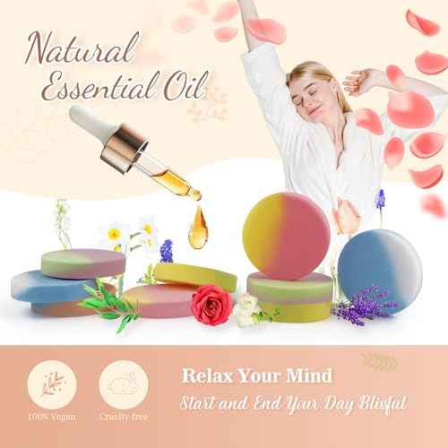 15PCS Shower Steamers Aromatherapy, Gifts for Women & Men Birthdays Christmas Adults Moms Natural Essential Oils, Stocking Stuffers Shower Tablets for Home SPA Self Care Relaxation Stress Relief