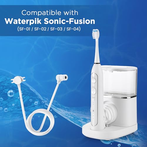 Replacemet Hose Fit for Waterpik Sonic-Fusion SF-01/02/03/04, Replacement Parts for Water pik Accessories, 1Pack