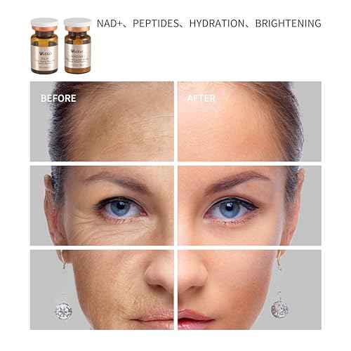 Anti Aging Peptide Serum ? Collagen, NAD+, Niacinamide & Hyaluronic Acid | Lifting & Skin Renewal Without Microneedling | Wrinkle Repair, Firming & Brightening | Fragrance-Free