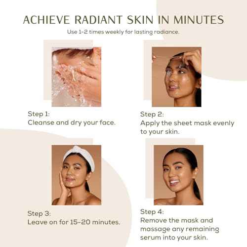 CSM Caviar & Pearl Face Mask ? Luminous Hydrated Skin ? Reduces Fine Lines & Wrinkles, Brightens Complexion, and Strengthens Skin Barrier ? 5 Individually-Wrapped Masks