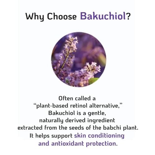 Korean Bakuchiol Concentrate Mix 2 Drops In Any Step of Your Skin Care Routine Retinol Alternative Non GMO Vegan Certificate Safe Natural Botanical Antioxidant Cold Pressed 10000ppm 30ml