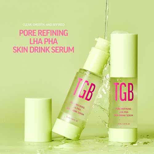 Pore Refining LHA PHA Skin Drink Serum ? Korean HA Serum for Face 1.01 fl oz | Exfoliating & Hydrating Treatment for Oily Skin, Enlarged Pores & Uneven Skin Texture