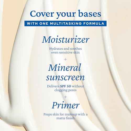 belif Dew Guard - Daily Mineral sun SPF 50 Hydrating Niacinamide Sunscreen (1.69 fl. oz) - Daily Broad Spectrum, Reduces Redness, No-White Cast, Non-Greasy, Korean Skincare
