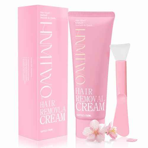Gentle Body Hair Removal Cream for women & men- 8 Minute Fast and Pain free Acting Depilatory for Legs, Arms & Underarms-Floral Scent - 5.07oz (150ml)