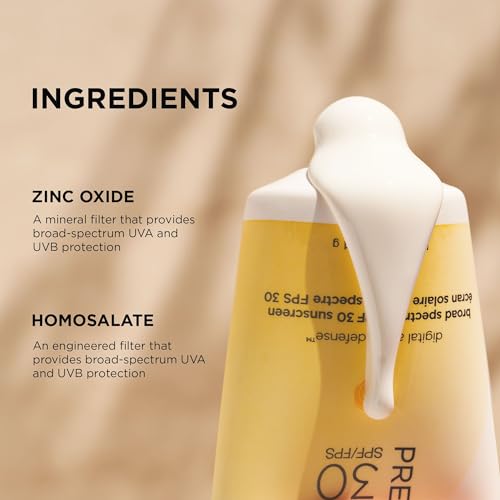 IMAGE Skincare, PREVENTION+ Daily Matte Moisturizer SPF 30, Zinc Oxide Mattifying Face Sunscreen Lotion, Amazon Exclusive