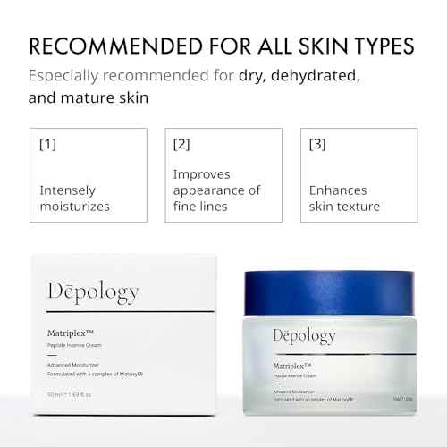 depology Matriplex¢â Peptide Intense Cream | Infused with Matrixyl¢ç 3000 | Matrixyl¢ç | Synthe¡¯6¢ç | and Matrixyl¢ç Morphomics¢ç | Hydrating Facial Moisturizer | Improves Apearance of Fine Lines
