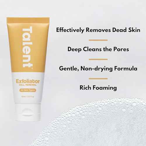Talent Complete Skincare Set for Men ? 90 Day Supply, Korean Skincare, EWG Verified, Fragrance-Free Cleanser, Exfoliator, Serum & Moisturizer, Full Routine Kit