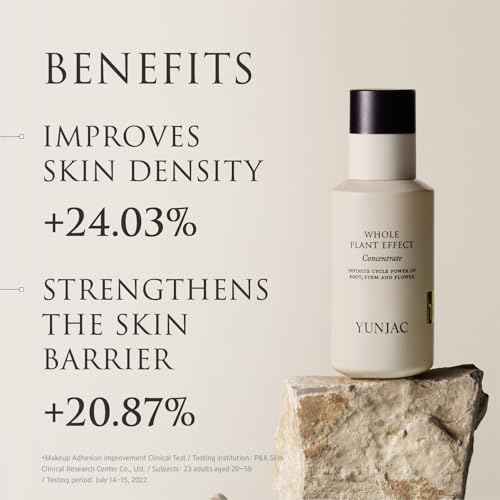 Whole Plant Effect Concentrate(1.35fl oz) - Instant Absorbing Milky texture serum, with squalane, ceramide, fermented ginseng root, for deep hydration, strengthen skin barrier, Korean skin care