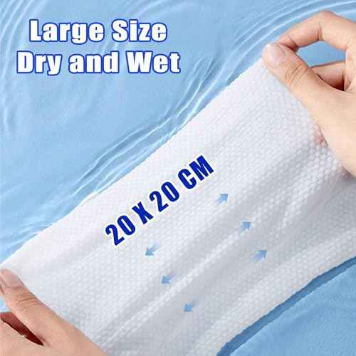 100 Count Disposable face towel, Ultra Thick face towels, Face towels disposable, Lint- free Facial Tissue, Skincare and Makeup Remover