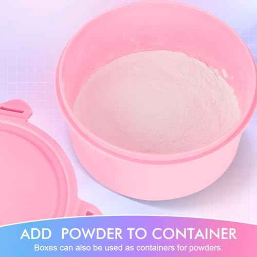 WSYUB Extra-Large Body Powder Puff - 6 Inch Ultra Soft Fluffy Velour Powder Puff, Pink