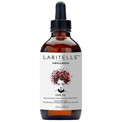 Laritelle Organic Hair Loss Treatment for Men and Women | Fortifying, Strengthening and Follicle Rejuvenating | Stops Hair Shedding, Promotes New Hair Growth | GMO-free. Vegan | 4 oz