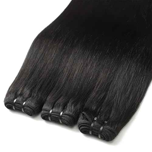 12A Human Hair Bundles 18 20 22 Inch Straight Bundles Human Hair 100% Brazilian Hair Extensions Quick Weave Raw Natural Black