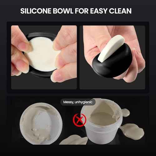 CAVSTORM Nose Wax Kit Men, Nose Hair Waxing Kit with 158°F Smart Temp Control, 40 Sticks, 100g Wax, Painless Nose Hair Removal with USB-C Fast Heating, Upgraded Capacity, Multi-Accessories