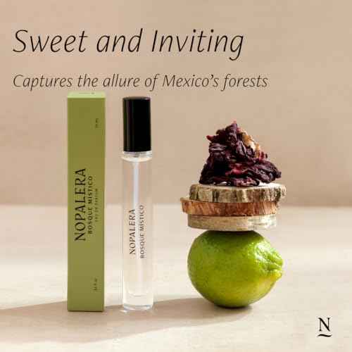 Nopalera Bosque M?stico Eau de Parfum ? 10ML Travel Spray | Sweet Hibiscus, Pepper & Citrus Zest | Clean Beauty Unisex Fragrance Inspired by Mexico¡¯s Mystical Forests