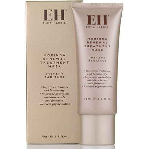 Emma Hardie 75ml Moringa Renewal Treatment Mask, Moisturizes & Firms Skin, Reduces Pigmentation & Evens Out Complexion, Suitable for Sensitive Skin, Vegan & Cruelty Free