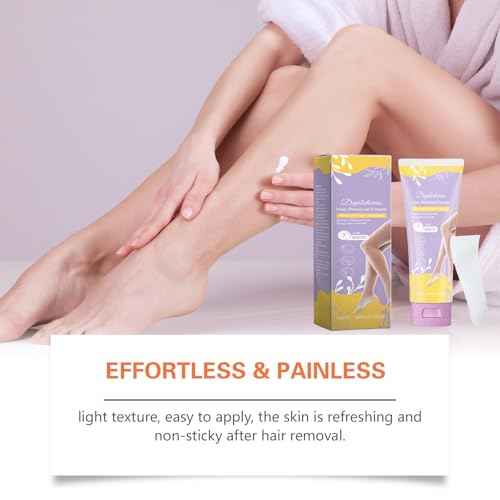 Hair Removal Cream for Women and Men, Painless Hair Removal Cream For Bikini Line, Legs, Arms, Underarms, Intimate/Private Depilatory, Skin Friendly - 100g