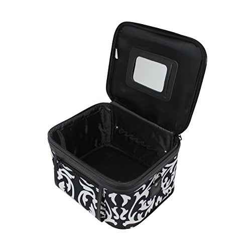 World Traveler Women's 2-Piece Cosmetic Case Set, Green Camo