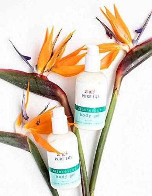 PURE FIJI Dilo Rescue gel moisturizer for body and face, Moisture Rescue Refreshing Gel-Cream for Dry Skin - Hydrating Moisturizer for Women and Men, 8 Ounce