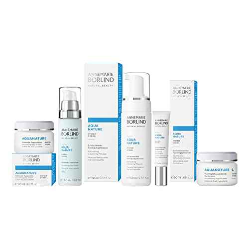 ANNEMARIE B?RLIND - AQUANATURE Revitalizing Rehydration Serum - Aloe Algae and Hyaluronic Acid Vegan Natural Facial Toner - Soothes, Hydrates, and Primes Skin for Day Cream - 5.07 Fl. Oz.